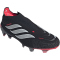 adidas Predator Elite Laceless FG Fußballschuhe JS0408 - core black/cloud white/lucid red 43 1/3