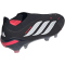 adidas Predator Elite Laceless FG Fußballschuhe JS0408 - core black/cloud white/lucid red 43 1/3
