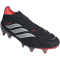 adidas Predator Elite Laceless SG Fußballschuhe JS0397 - core black/cloud white/lucid red 42 2/3