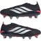adidas Predator Elite Laceless SG Fußballschuhe JS0397 - core black/cloud white/lucid red 42 2/3