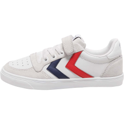 hummel Slimmer Stadil Leder Low-Top Sneaker Kinder white 26