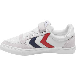 hummel Slimmer Stadil Leder Low-Top Sneaker Kinder white 31