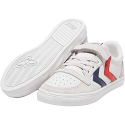 hummel Slimmer Stadil Leder Low-Top Sneaker Kinder white 31
