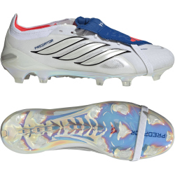 adidas Predator Elite Fold-Over Tongue FG Fußballschuhe JS0376 - cloud white/zero met./team royal blue 39 1/3