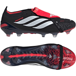 adidas Predator Elite Fold-Over Tongue FG Fußballschuhe JS0375 - core black/cloud white/lucid red 39 1/3