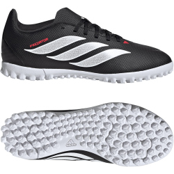 adidas Predator Club TF Multinocken-Fußballschuhe Kinder JS0365 - core black/cloud white/lucid red 32