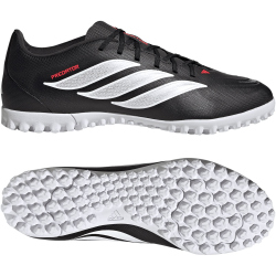adidas Predator Club TF Multinocken-Fußballschuhe JS0354 - core black/cloud white/lucid red 39 1/3