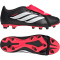 adidas Predator Club Fold-Over Tongue FG/MG Fußballschuhe JR3330 - core black/cloud white/lucid red 39 1/3