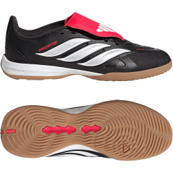adidas Predator League Fold-Over Tongue IN Fußballschuhe Kinder JR7921 - core black/cloud white/lucid red 32