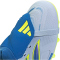 adidas Predator League Fold-Over Tongue AG Fußballschuhe JR7903 - crystal sky/ray blue/team solar yellow 2 40