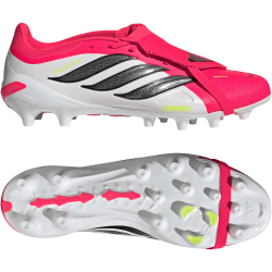 adidas Predator League Fold-Over Tongue AG Fußballschuhe JR7902 - lucid red/core black/cloud white 40 2/3