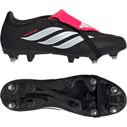 adidas Predator League Fold-Over Tongue SG Fußballschuhe JR7893 - core black/cloud white/lucid red 39 1/3