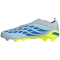 adidas Predator League Laceless FG Fußballschuhe Kinder JR7889 - crystal sky/ray blue/team solar yellow 2 33