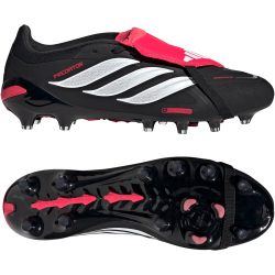 adidas Predator Pro Fold-Over Tongue AG Fußballschuhe KI6297 - core black/cloud white/lucid red 41 1/3