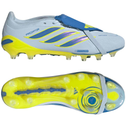 adidas Predator Pro Fold-Over Tongue AG Fußballschuhe JR7867 - crystal sky/ray blue/team solar yellow 2 40