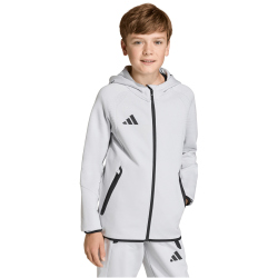 adidas Tiro Tech Sweat Hoodie Kinder KF6079 - team light grey 128