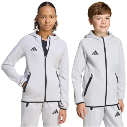 adidas Tiro Tech Sweat Hoodie Kinder KF6079 - team light grey 128
