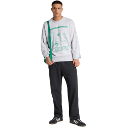 adidas Real Madrid Heritage Crew Sweatshirt 2025/26 Herren KD5825 - light grey heather XS
