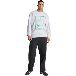 adidas Real Madrid Heritage Crew Sweatshirt 2025/26 Herren KD5825 - light grey heather XS