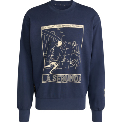 adidas Real Madrid Heritage Crew Sweatshirt 2025/26 Herren JZ7040 - legend ink S