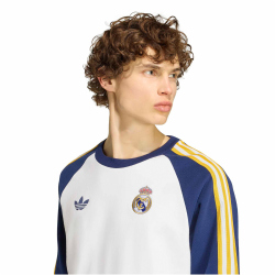 adidas Real Madrid Crew Sweatshirt 2025/26 Herren JZ9153 - white/dark blue XS