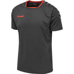 hummel Authentic Polyester kurzarm Trikot Herren asphalt S