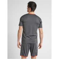 hummel Authentic Polyester kurzarm Trikot Herren asphalt S