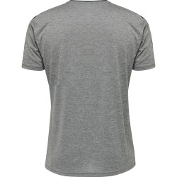hummel Authentic Polyester kurzarm Trikot Herren grey melange M