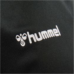 hummel Authentic Polyester kurzarm Trikot Kinder black/white 164