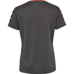 hummel Authentic Polyester kurzarm Trikot Damen asphalt XL