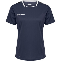 hummel Authentic Polyester kurzarm Trikot Damen marine XS