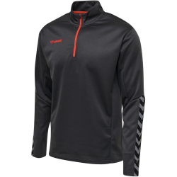 hummel Authentic 1/2-Zip Sweatshirt Herren asphalt 3XL