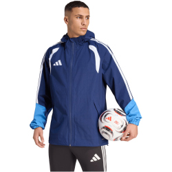 adidas Tiro 26 Regenjacke Herren JY8963 - team navy blue 2/ray blue/white M