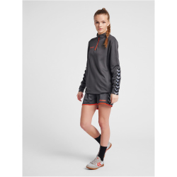 hummel Authentic 1/2-Zip Sweatshirt Damen asphalt XS