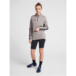 hummel Authentic 1/2-Zip Sweatshirt Damen grey melange XS