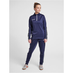 hummel Authentic 1/2-Zip Sweatshirt Damen marine XS