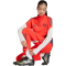 adidas FC Bayern München Trainingshose 2025/26 Kinder JZ6339 - hi-res red 152