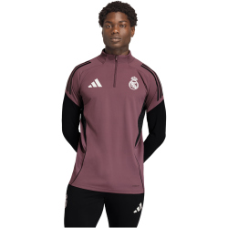 adidas Real Madrid Trainings-Sweatshirt 2025/26 Herren JZ9015 - shadow fig/black S