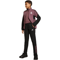 adidas Real Madrid Präsentationsjacke 2025/26 Kinder JZ8992 - shadow fig/black 116