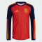adidas RFEF Spanien Authentic langarm Heimtrikot 2026 Herren JZ5776 - vivid red XS