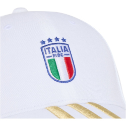 adidas FIGC Italien Cap KD1387 - white/light football gold 54 - 60 cm