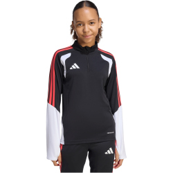 adidas Tiro 26 Competition langarm Trainingsshirt Kinder KC3783 - black/semi lucid red 164