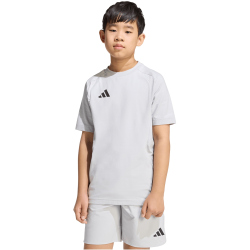 adidas Tiro Tech Trainingsshirt Kinder KD1140 - team light grey/black 116