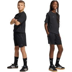 adidas Tiro Tech Woven Trainingsshorts Kinder JM5555 - black/black 176