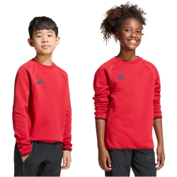 adidas Tiro Tech Crew Sweatshirt Kinder KD3333 - team power red 2/black 140