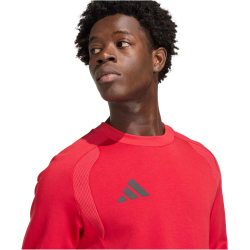 adidas Tiro Tech Crew Sweatshirt Herren KD3324 - team power red 2/black S