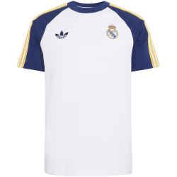 adidas Real Madrid T-Shirt 2025/26 Herren JZ9152 - white/dark blue M
