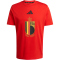 adidas RBFA Belgien DNA Graphic T-Shirt 2026 Herren JZ2220 - red L