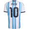 adidas AFA Argentinien Messi 10 Heimtrikot 2026 Herren KA8117 - white/icey blue/light blue M