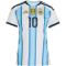 adidas AFA Argentinien Messi 10 Heimtrikot 2026 Damen KH3943 - white/icey blue/light blue S